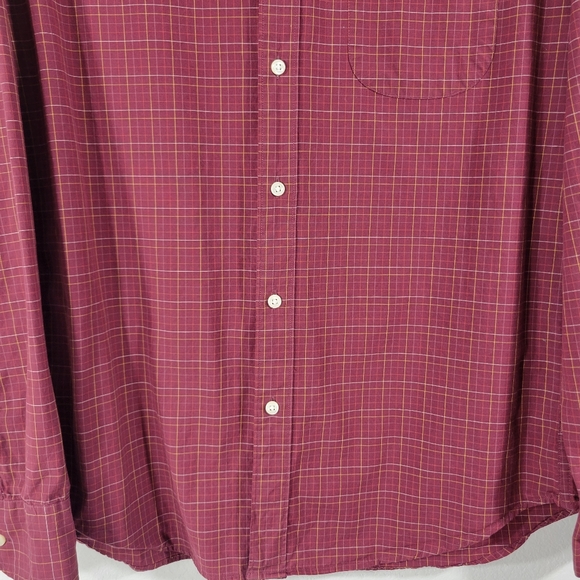 J. CREW Men's Secret Wash slim organic cotton plaid casual button down shirt - Picture 3 of 12